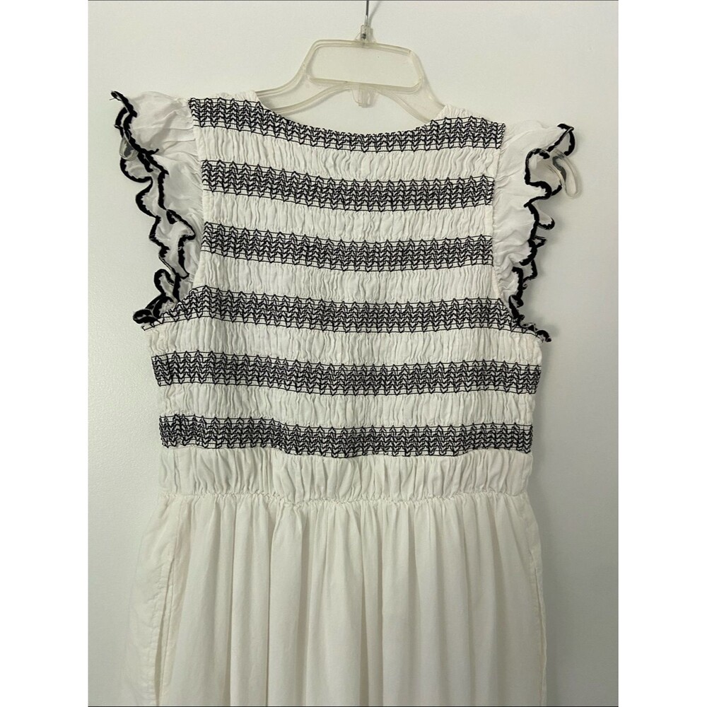 Anthropologie Peregrine Embroidered Smocked Maxi Dress - Picture 9 of 16